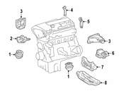 Mercedes Engine Mount Bracket - Genuine Mercedes 1132231304