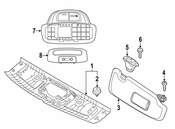 BMW Sun Visor Screw - Genuine BMW 07129904494
