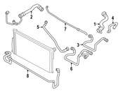 BMW Engine Coolant Hose - Genuine BMW 17127619694