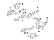 BMW Exhaust Bracket - Genuine BMW 18207547105