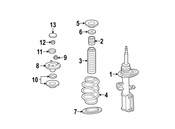 BMW Coil Spring - Genuine BMW 31336750338