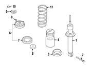 BMW Additional Damper Rear - Genuine BMW 33532283183