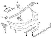 BMW Reinforcement Lower Center (M) - Genuine BMW 51127897774