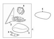 BMW Cover Bottom Right - Genuine BMW 51167112426