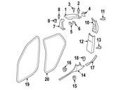BMW Deformation Plate Left - Genuine BMW 51439113919