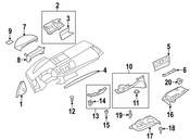 BMW Trim Dashbrd Wood Fineline Anthracite - Genuine BMW 51459278775