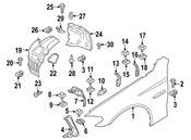 BMW Spacer Left - Genuine BMW 51647903881