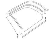 BMW Edge Protection Right (Anthrazit) - Genuine BMW 51728190632