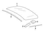 BMW Finisher Roof Gap Rear - Genuine BMW 51767315969