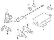 BMW Bracket Plug Connection Black - Genuine BMW 61138368576