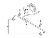 BMW Hose Line Headlight Cleaning System - Genuine BMW 61677051372