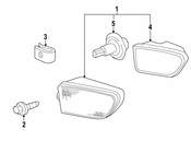 BMW Right Fog Lamp Cap (Zkw) - Genuine BMW 63178381976
