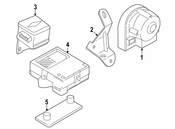 BMW Vehicle Alarm System Control Unit (540i 528i) - Genuine BMW 65756938049