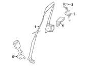 BMW Belt Guide Left - Genuine BMW 72117367145