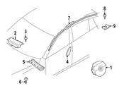 BMW Air Bag Module Front Right (550i GT 535i GT 535i GT xDrive 550i GT xDrive) - Genuine BMW 72127949994