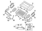 Mini Engine Cover Bracket - Genuine Mini 17517511947