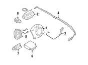 Mini Cooper Air Bag Module - Genuine Mini 72121509602