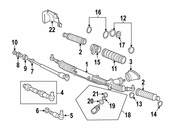 Audi Steering Tie Rod End - Genuine Audi 443419811D