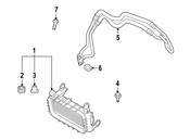BMW Engine Oil Cooler Hose Assembly - Genuine BMW 17227585927