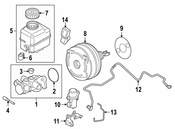 BMW Expansion Tank With Warning Switch - Genuine BMW 34336861768