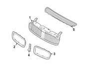 BMW Grille Air Inlet Primed - Genuine BMW 51137026324
