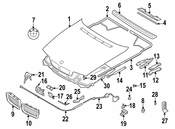 BMW Left Supporting Plate - Genuine BMW 51138236889