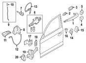 BMW Cover Lock Cylinder Primed Left - Genuine BMW 51217161419