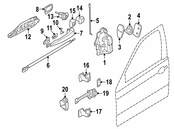 BMW Right Operating Rod - Genuine BMW 51218254088