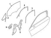 BMW Window Lifter Without MotorFront Right - Genuine BMW 51337401658