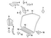 BMW B-Pillar Trim Panel - Genuine BMW 51437065364