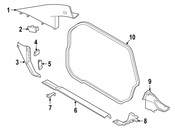BMW Lid Bonnet Release - Genuine BMW 51437272416