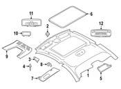 BMW Cover Stoplamp (Anthrazit) - Genuine BMW 51448059024