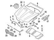 BMW Sound Insulating Engine Hood - Genuine BMW 51488402150