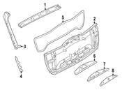 BMW Trim Panel (Grey) - Genuine BMW 51498259856
