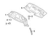 BMW Support Bracket Side Window - Genuine BMW 51717129827