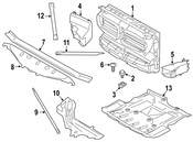 BMW Air Duct Brake Left - Genuine BMW 51747200797