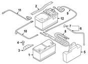 BMW Battery Crashpad - Genuine BMW 61217584734