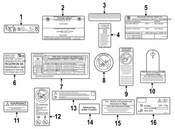BMW Label "Exhaust Emission" (My11) - Genuine BMW 71227612765