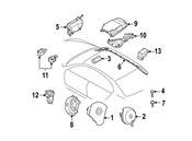 BMW Air Bag Module Left - Genuine BMW 72127034057