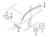 BMW Air Bag Module Left - Genuine BMW 72127949997