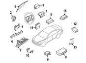 BMW Air Bag Module - Genuine BMW 72129143354