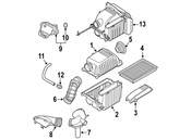 Mini Air Filter Housing Plug - Genuine Mini 13727519492