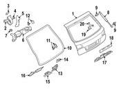 Audi Tailgate Pull Down Motor - Genuine Audi 4F9898851