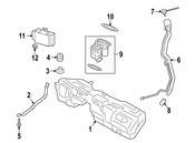 BMW Fuel Tank Filler Neck - Genuine BMW 16117296095