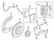BMW Brake Hose - Genuine BMW 34326868960