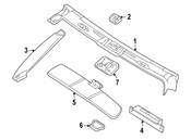 BMW Cover Cap Supporting Bracket - Genuine BMW 51168262006