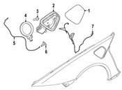 BMW Button Emergency Operation - Genuine BMW 51177355662