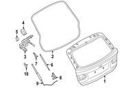 BMW Hatch Lift Support (328i 328i xDrive) - Genuine BMW 51247263153