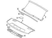 BMW Cover Belt Outlet (Black) - Genuine BMW 51467049500