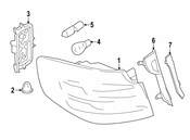 BMW Gutter Strip Left - Genuine BMW 63217366073